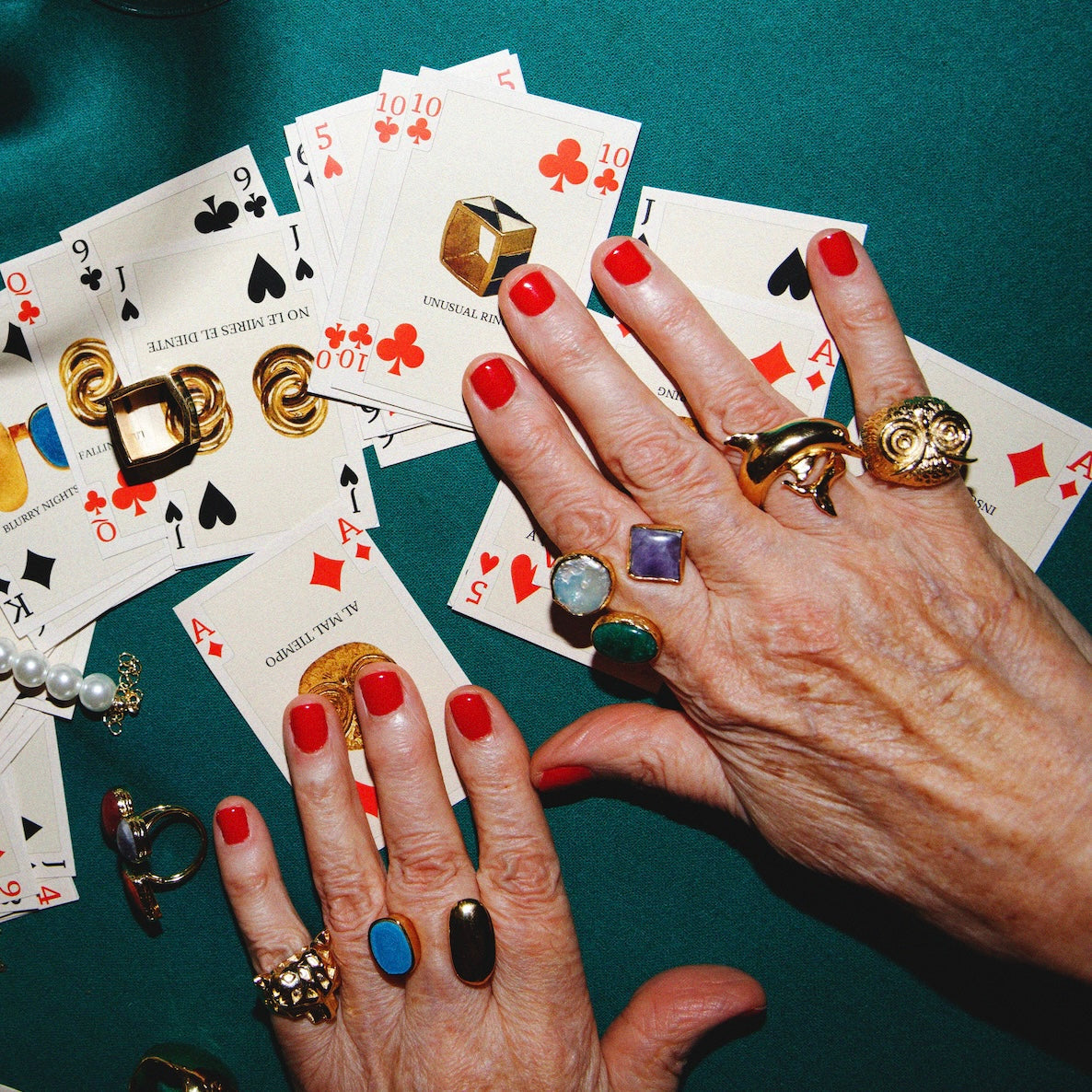 Ring Avant-garde Green