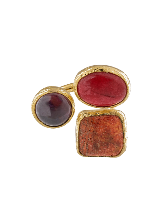 Ring Avant-garde Red