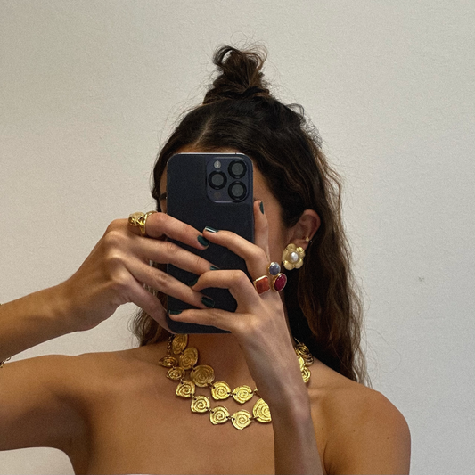 Ring Avant-garde Red