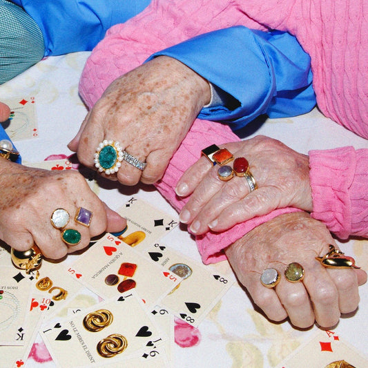 Ring Avant-garde Red