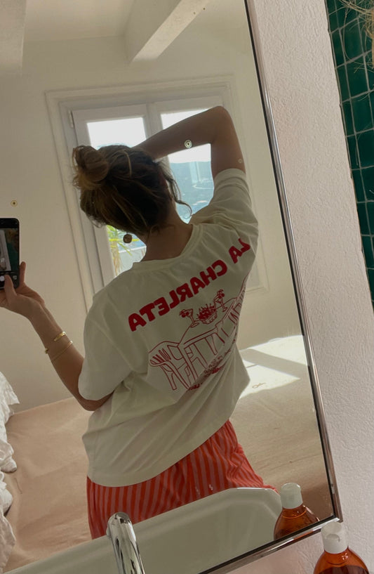 Tshirt La Charleta White