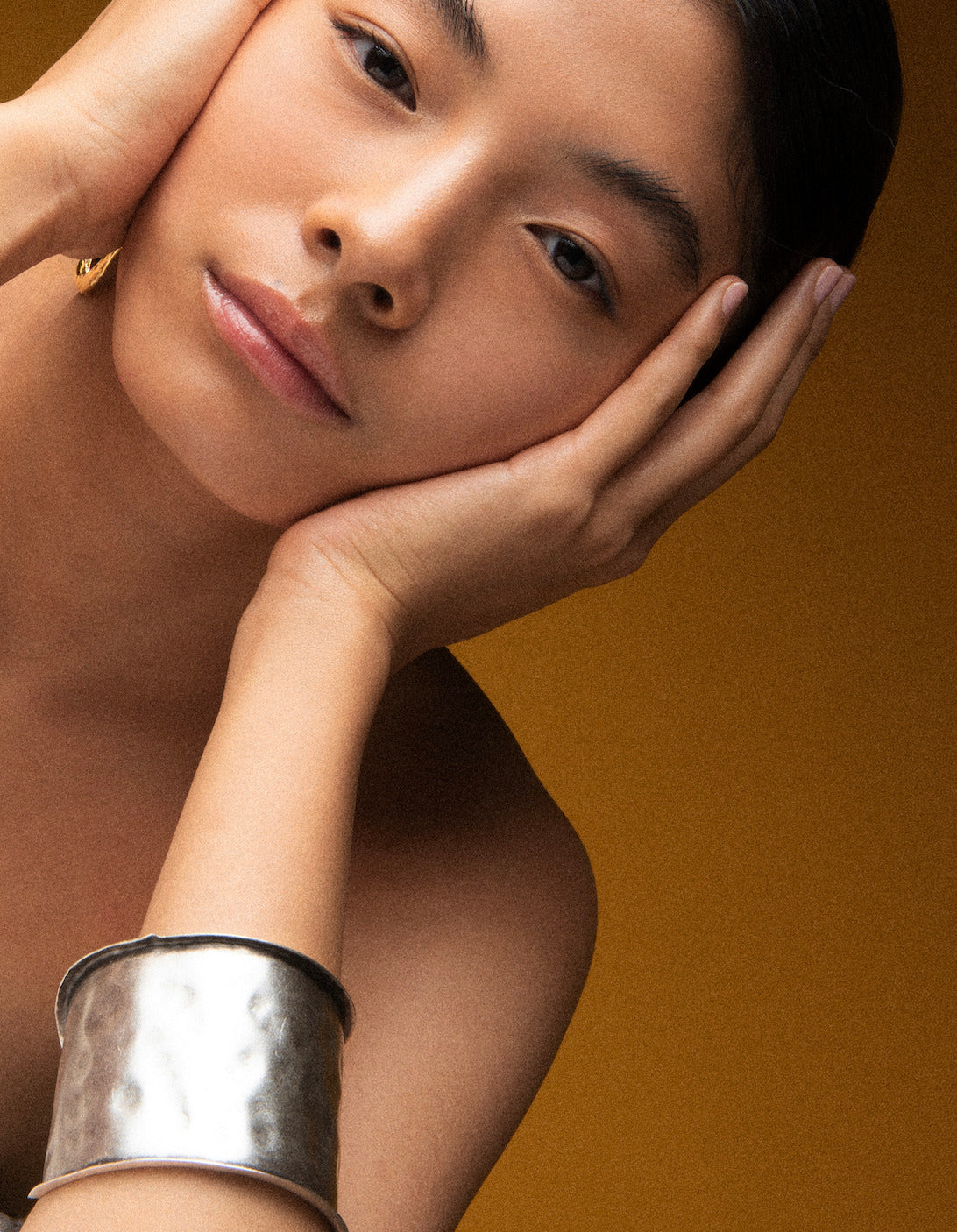 Bangle Bracel Reflejos Silver