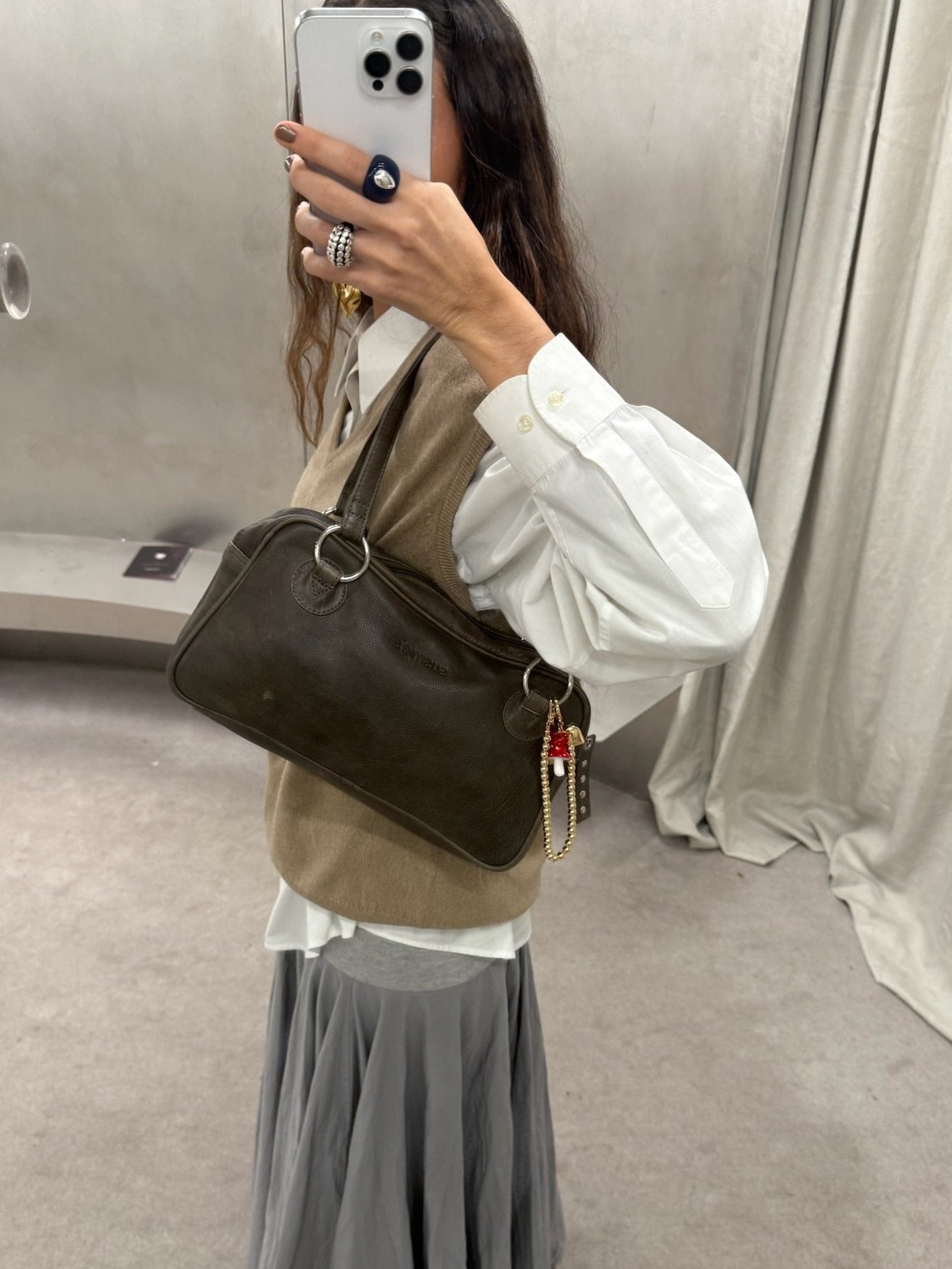 Shoulder Bag Vito Brown