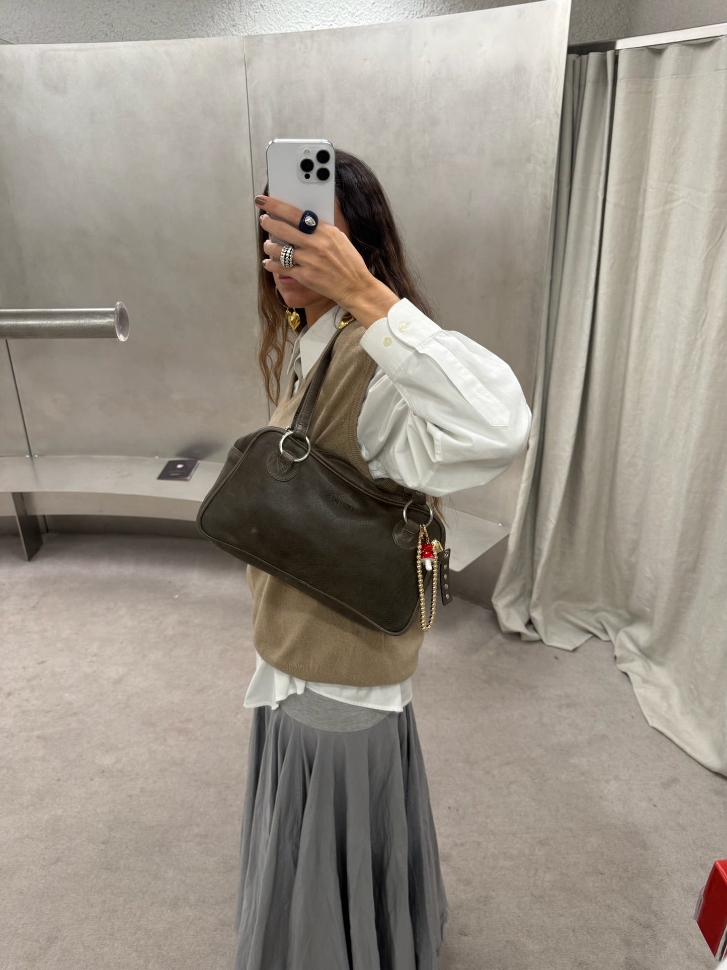 Shoulder Bag Vito Brown