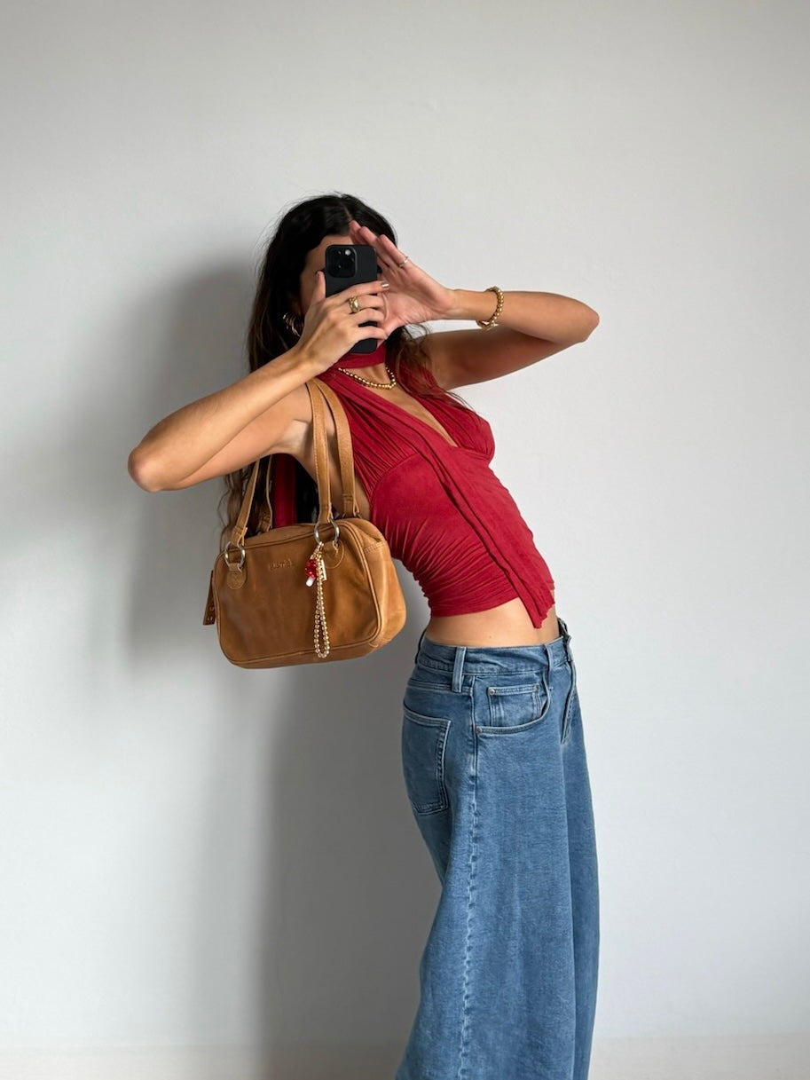 Shoulder Bag Vito Mustard