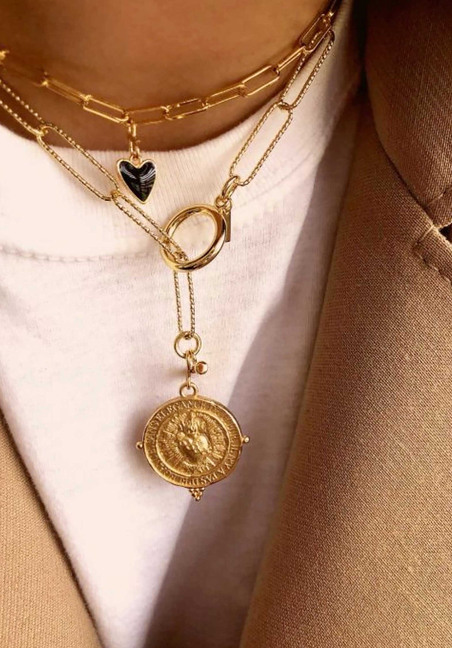 Necklace Co-74g Gold