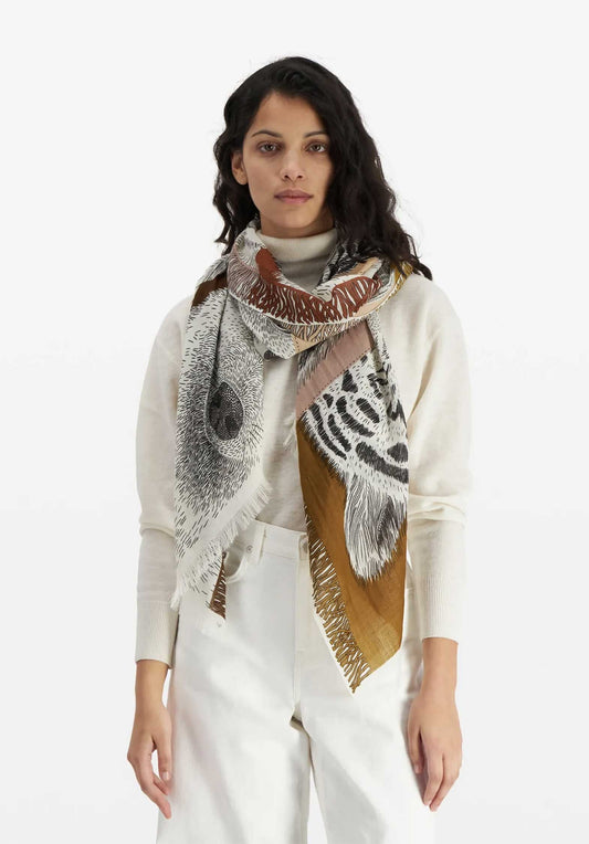 Scarf Et18fr02 Natural