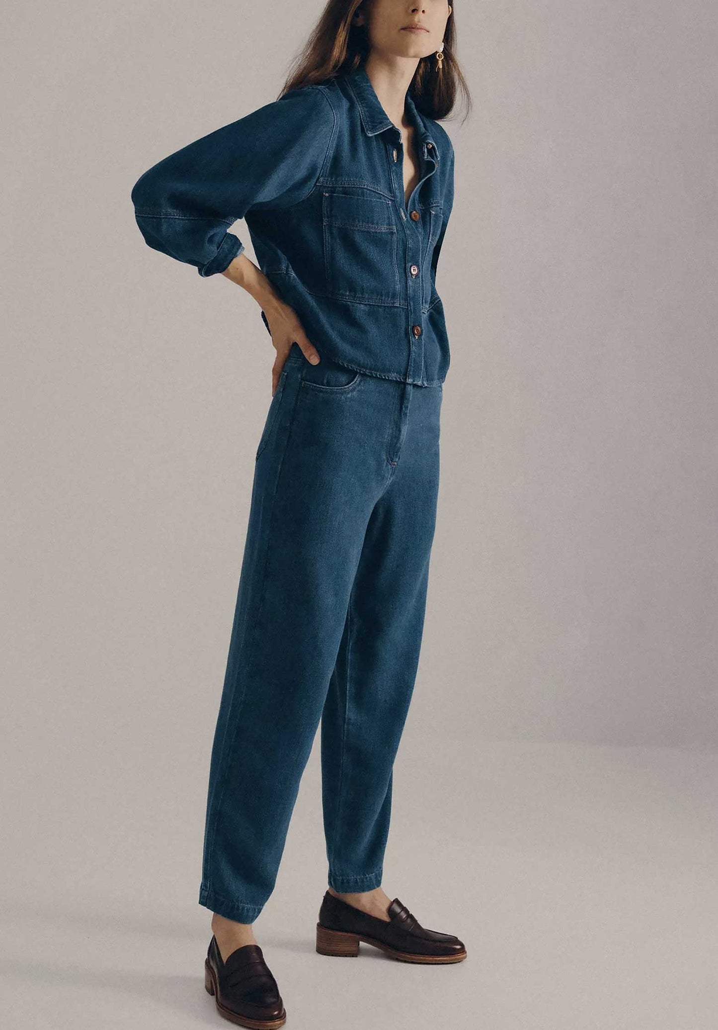 Shirt Leone Denim-Blue