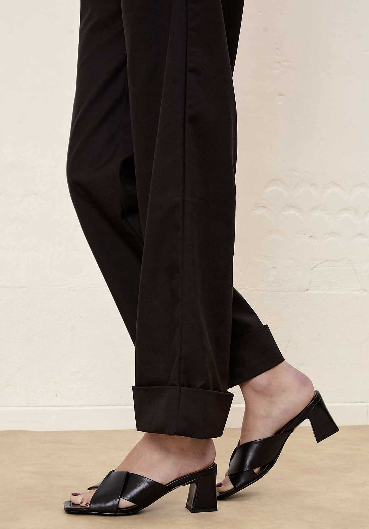 Pants Po1235-241 Savy Sleek Worke Noir