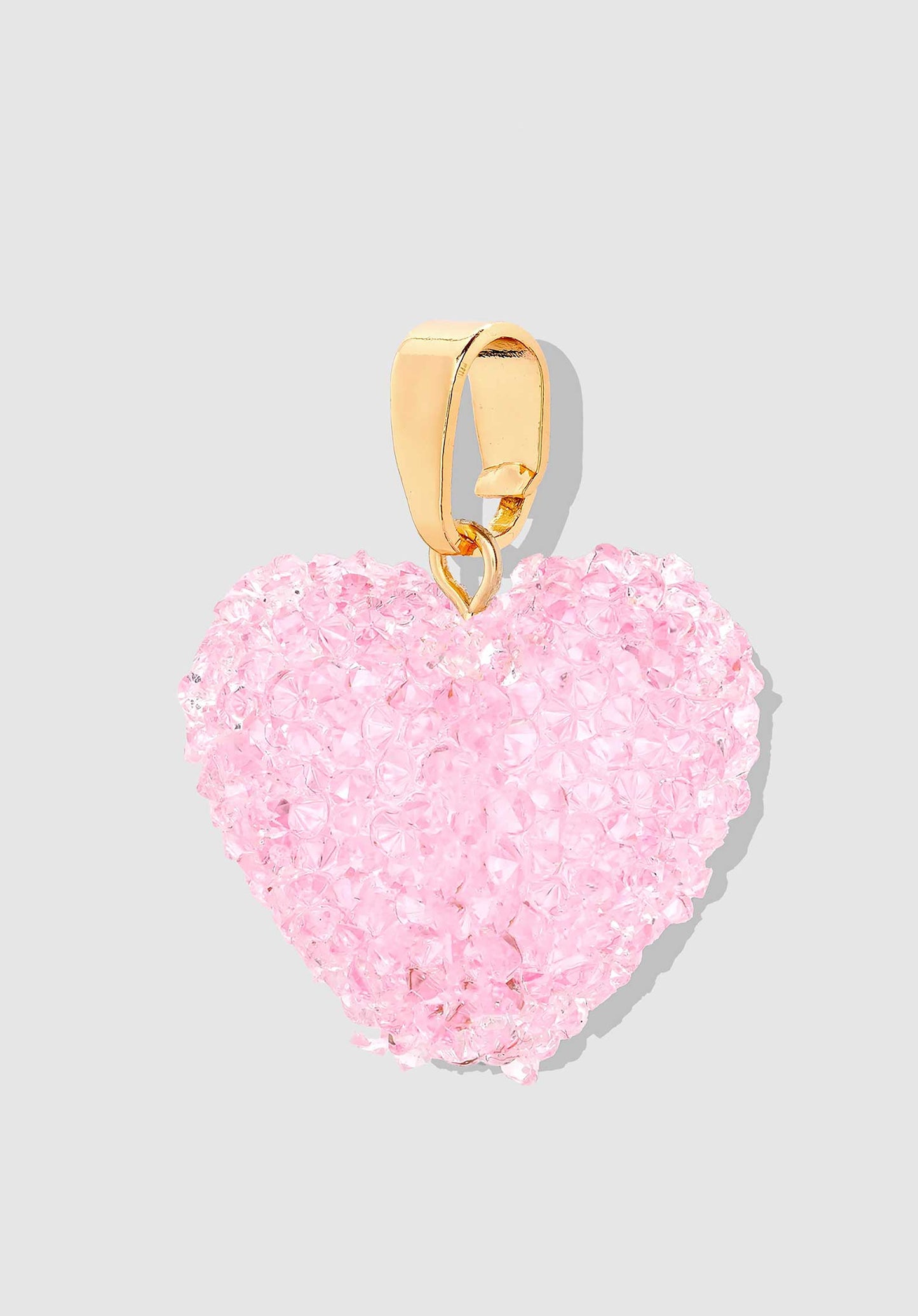 Necklace Jelly He Jelly Heart P Baby-Pink-G