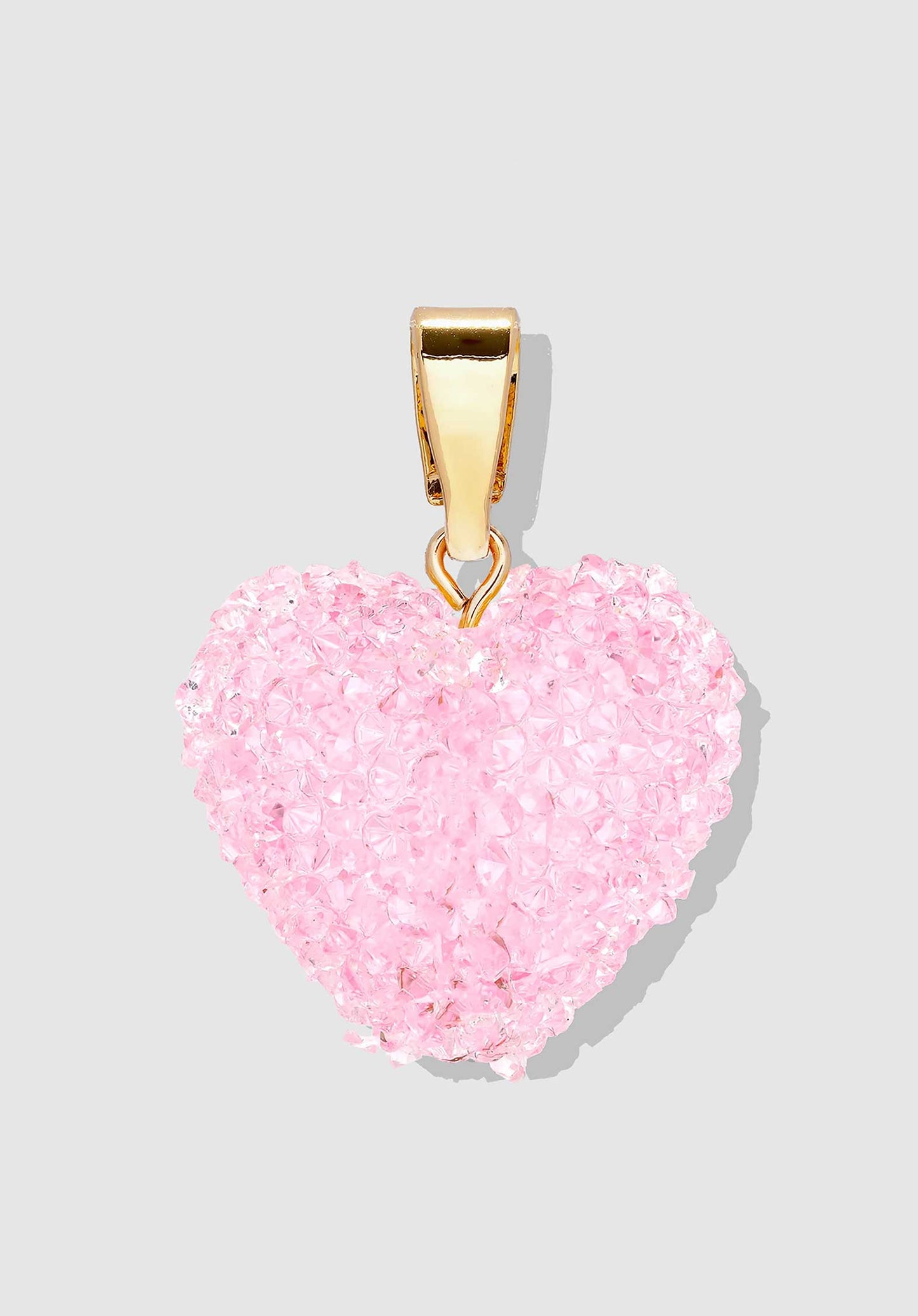 Necklace Jelly He Jelly Heart P Baby-Pink-G