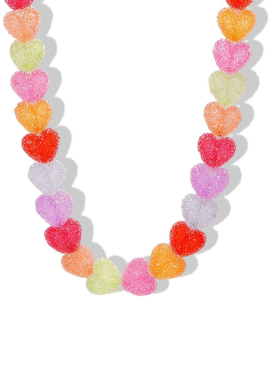 Necklace Jelly He Jelly Heart N Multi