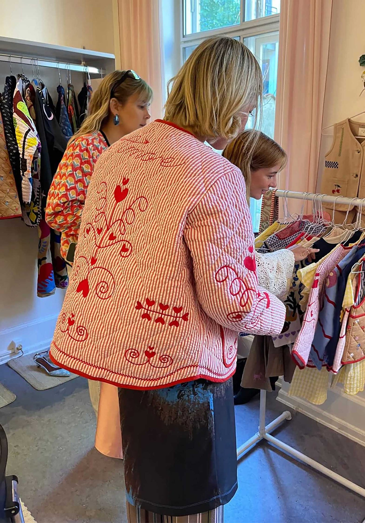 Jacket Se1507 Penny Jacket Red-Stripes