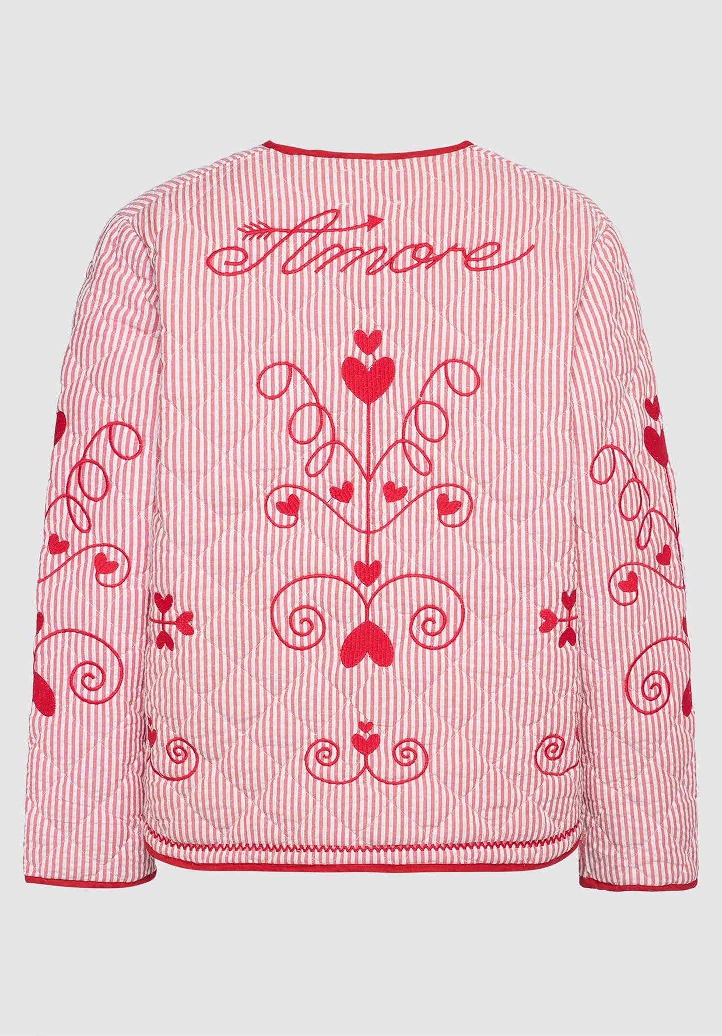Jacket Se1507 Penny Jacket Red-Stripes