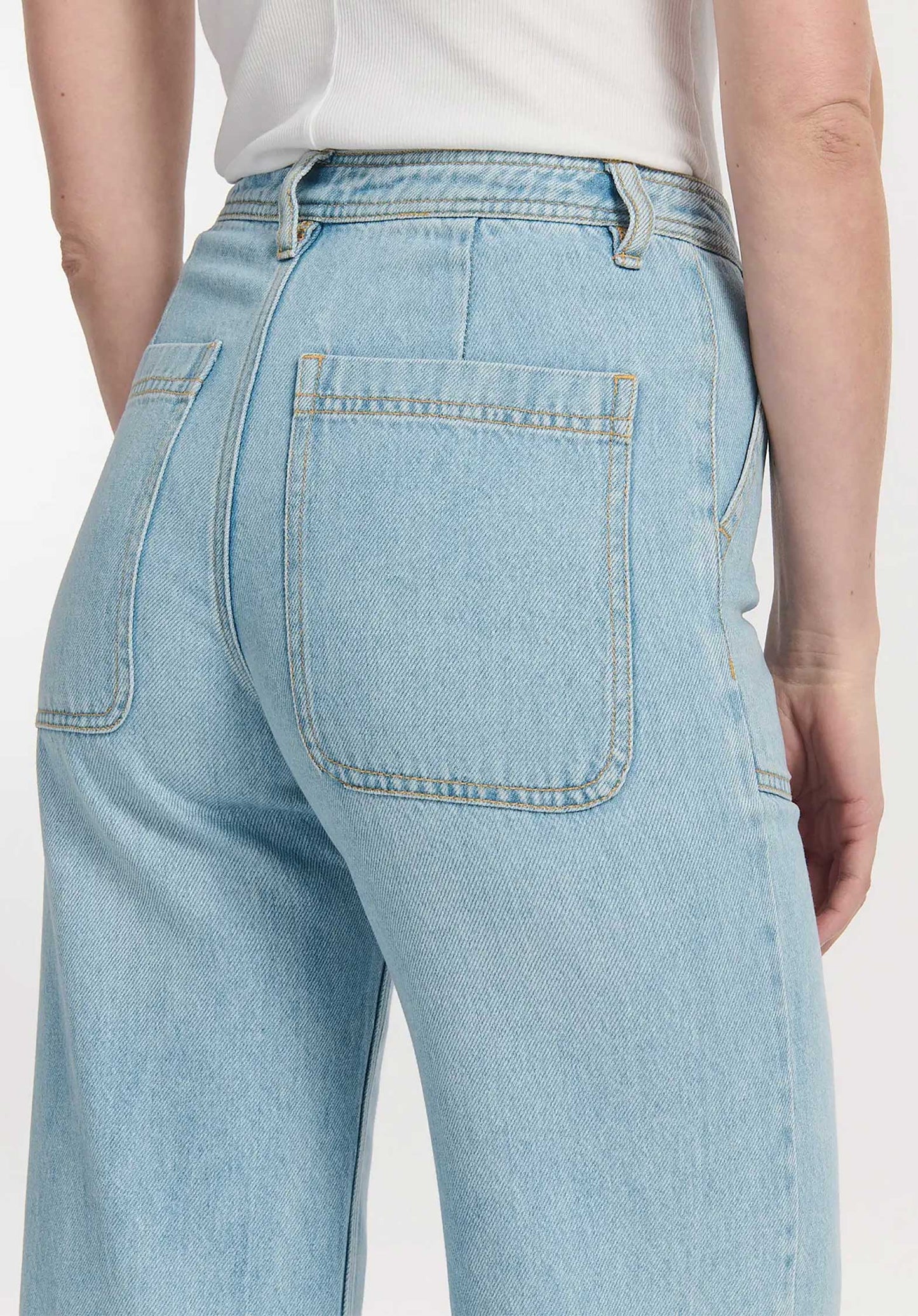 Jeans Po1501 Sperone Denim Bleach