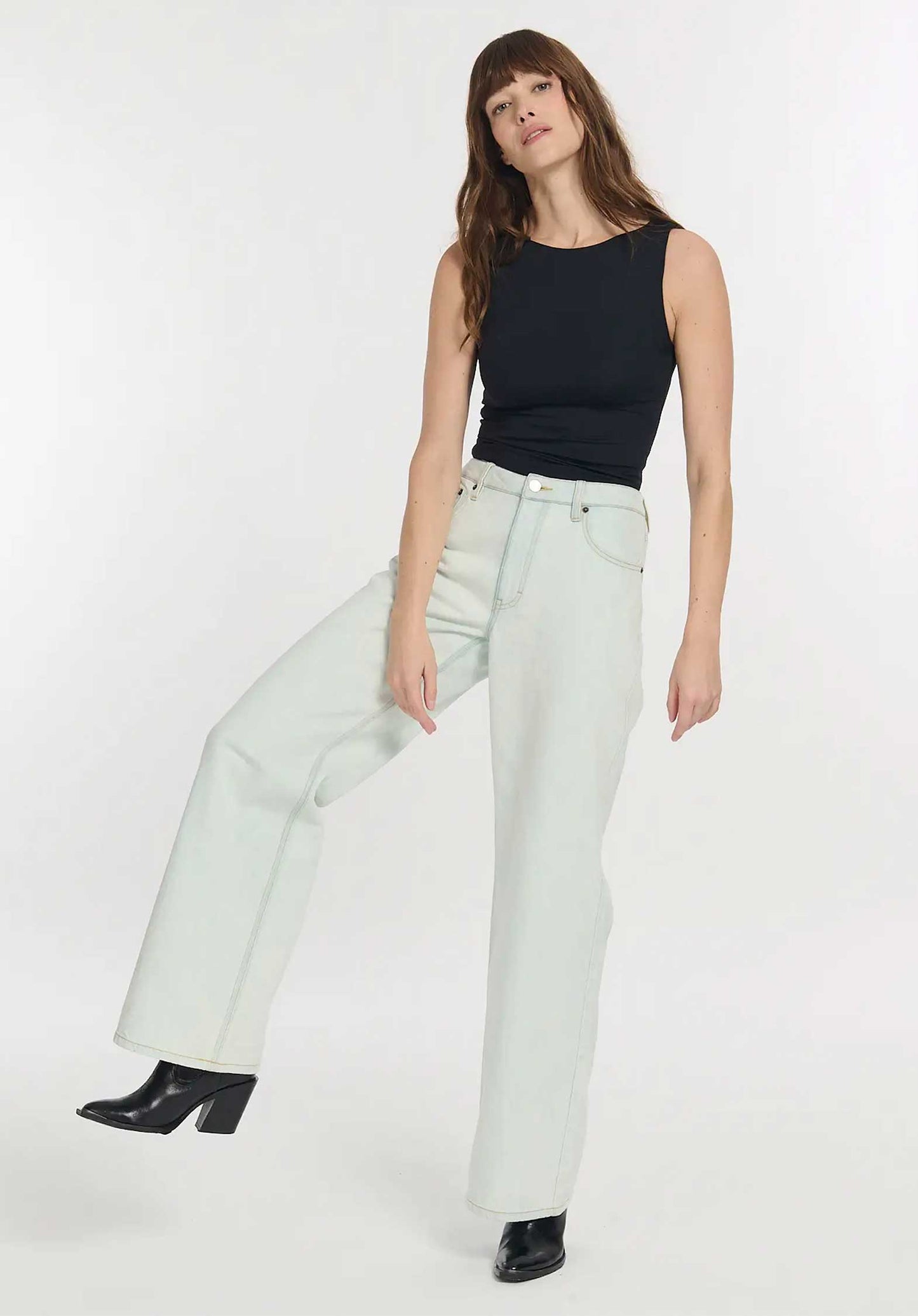 Jeans Po1443 Joie Denim Blue-Ish-White