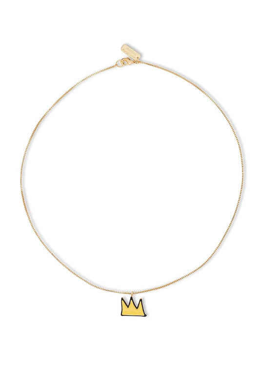 Necklace Crown Of Basquiat Crown Gold