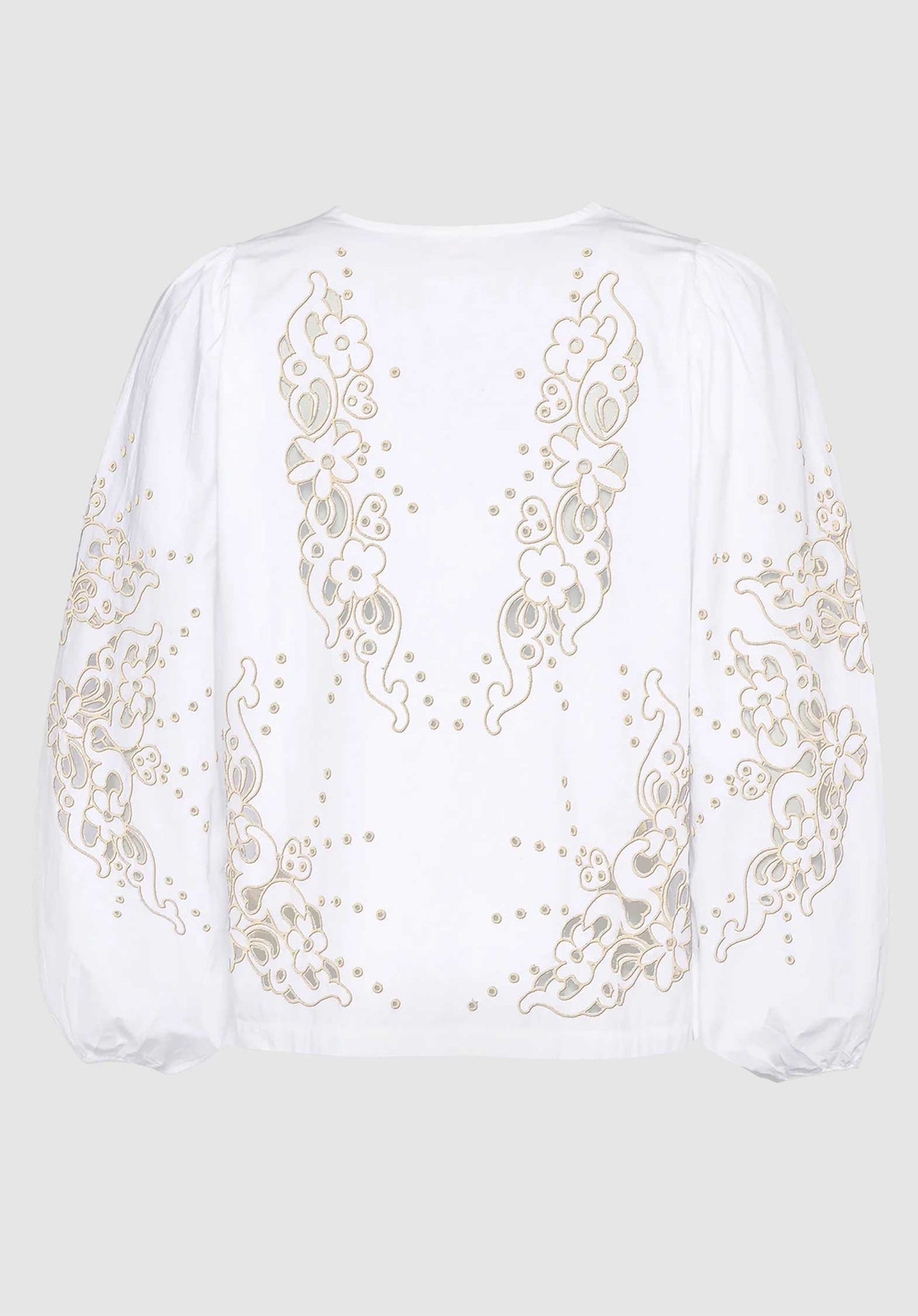 Denim Blouse Se1 Magdalena Top Ecru