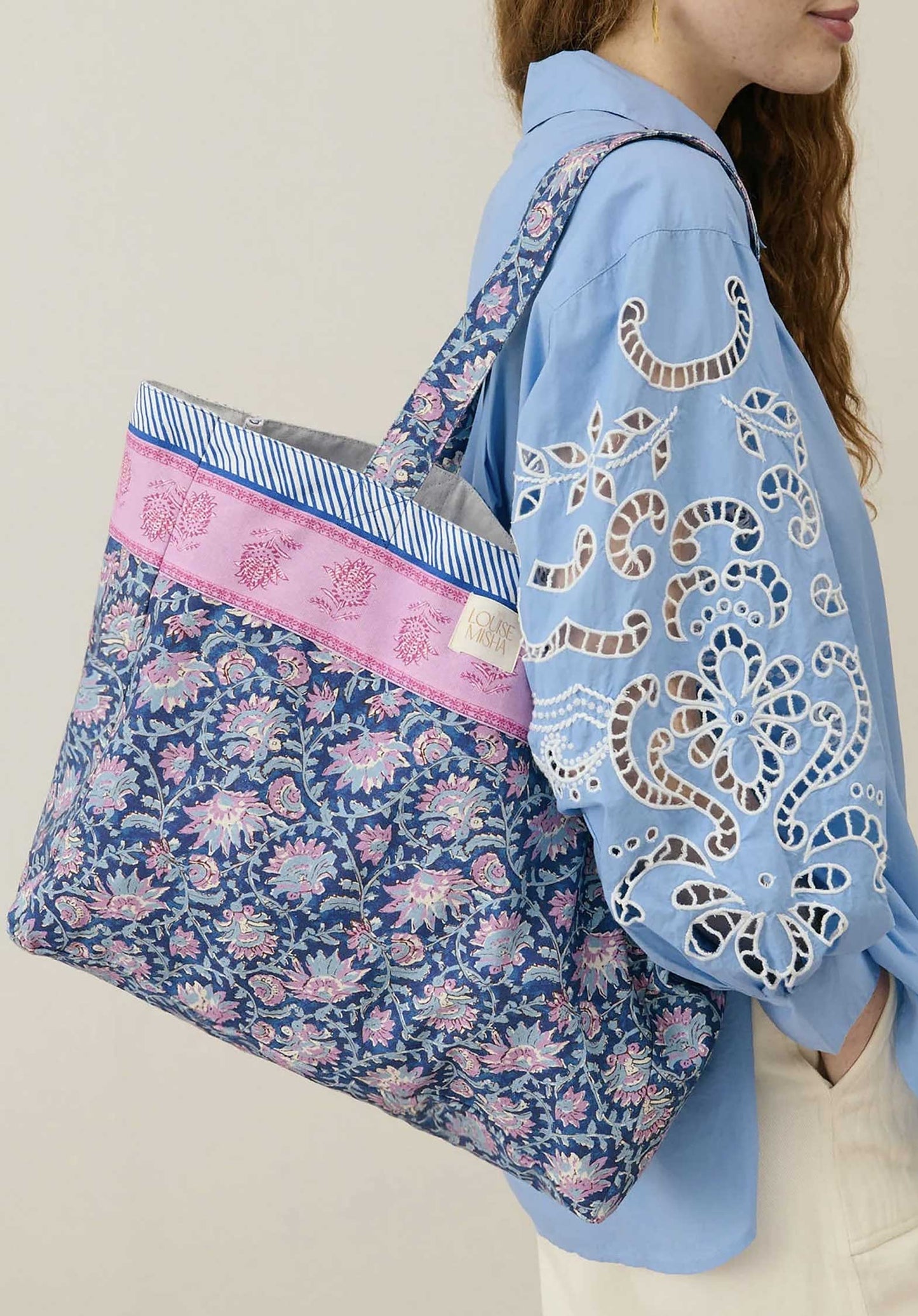 Tote Bag T0201 Beverly Blue-Capri-Cove