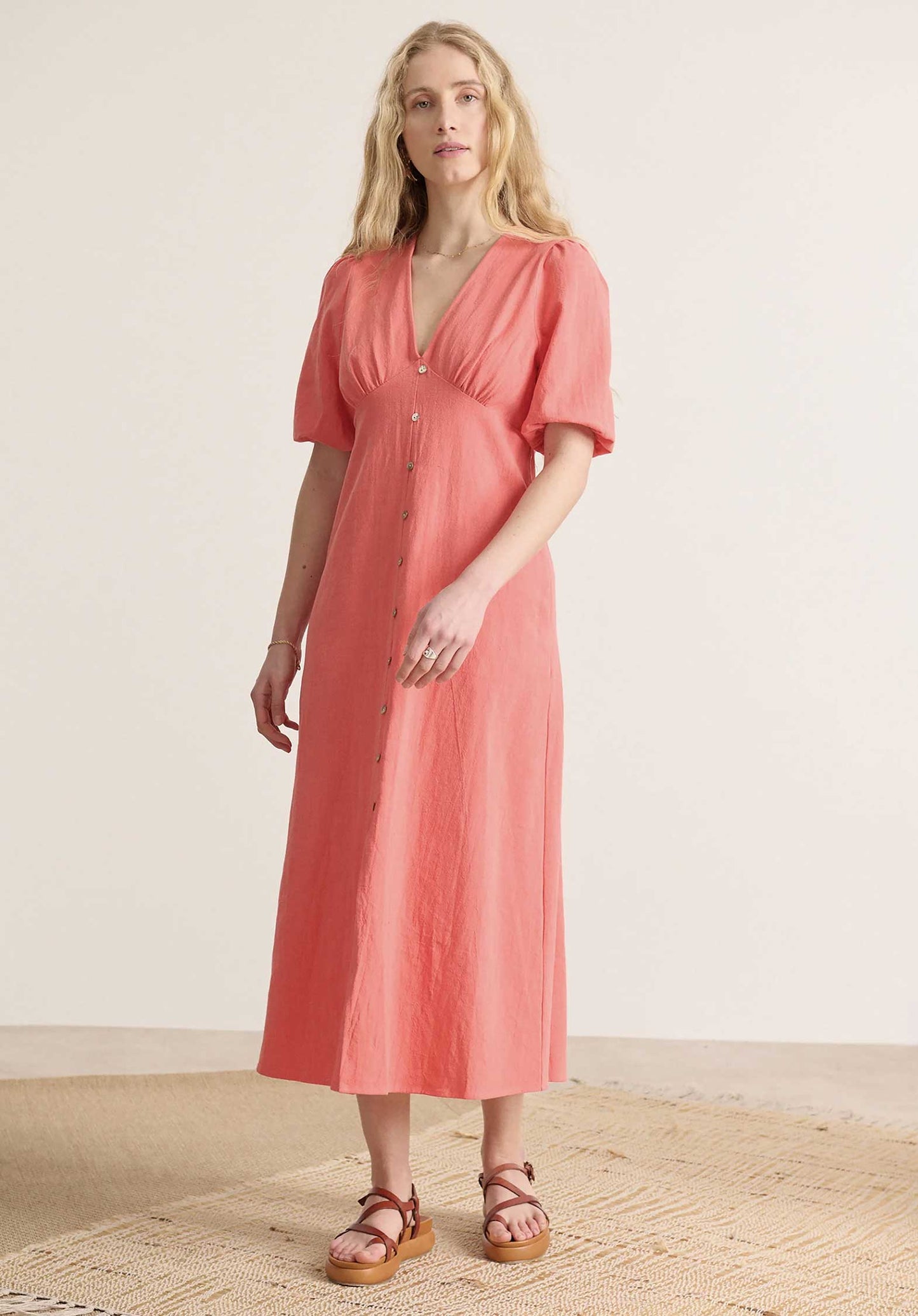 Dress Valerio 0857 Robe Valerio Corail