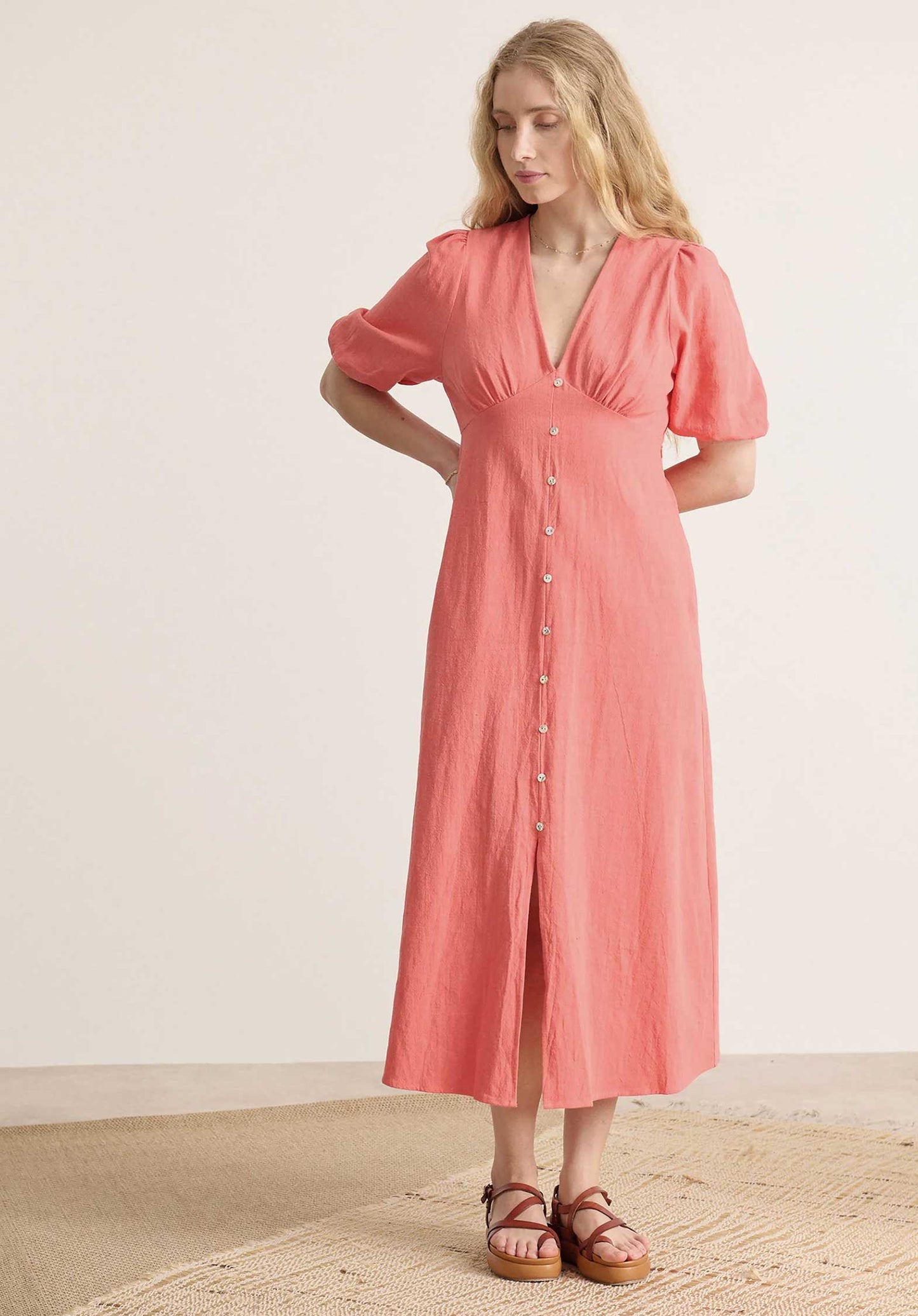 Dress Valerio 0857 Robe Valerio Corail