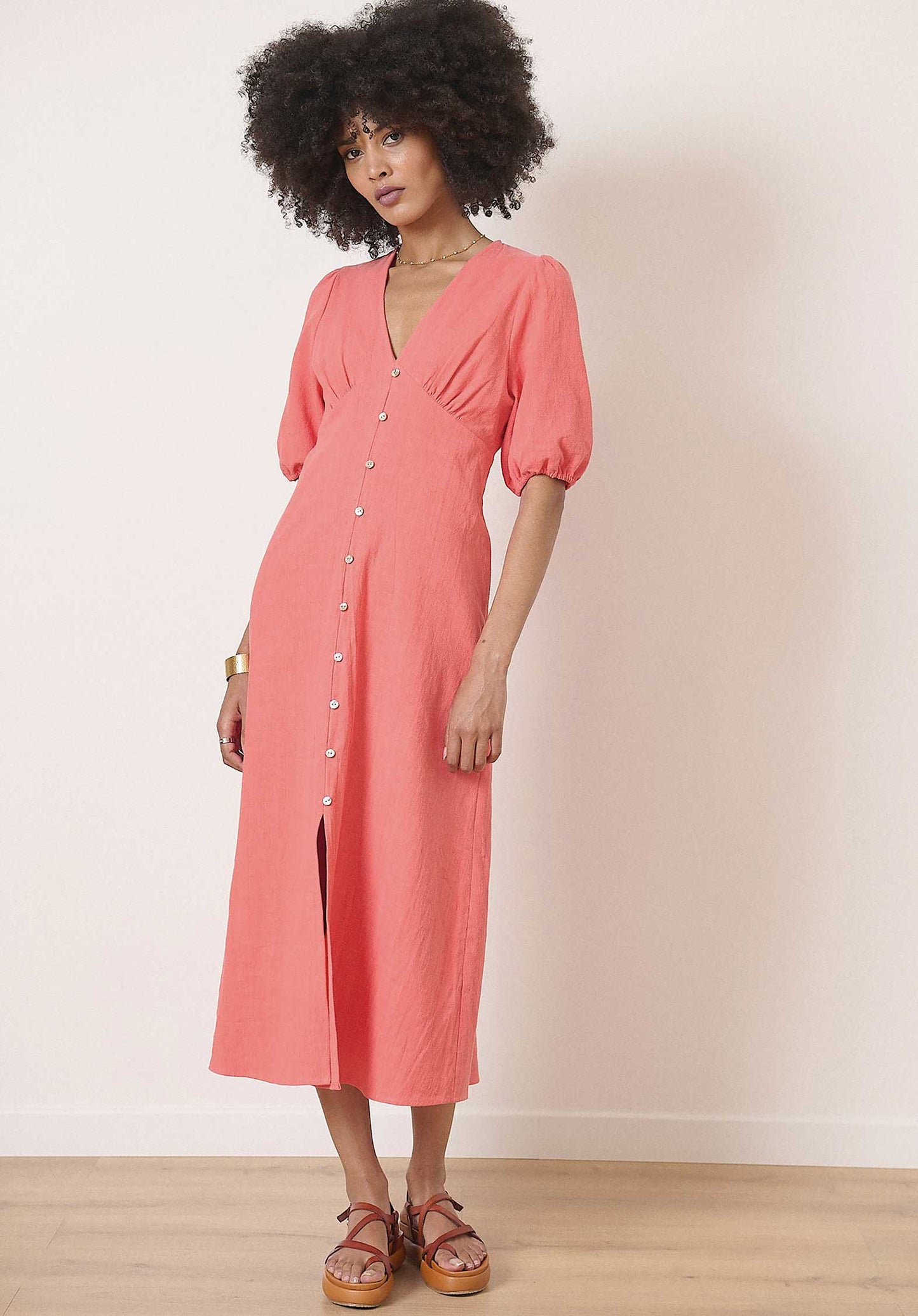 Dress Valerio 0857 Robe Valerio Corail