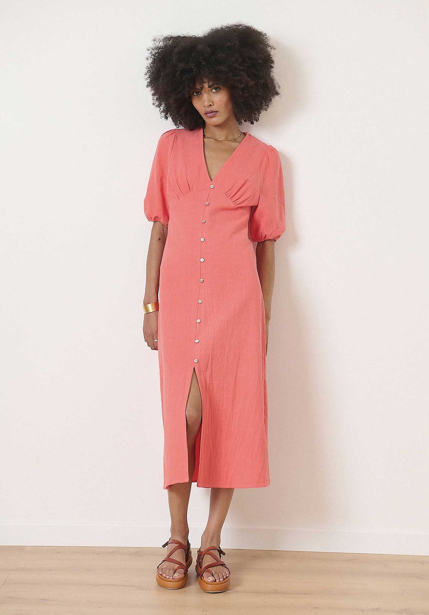 Dress Valerio 0857 Robe Valerio Corail