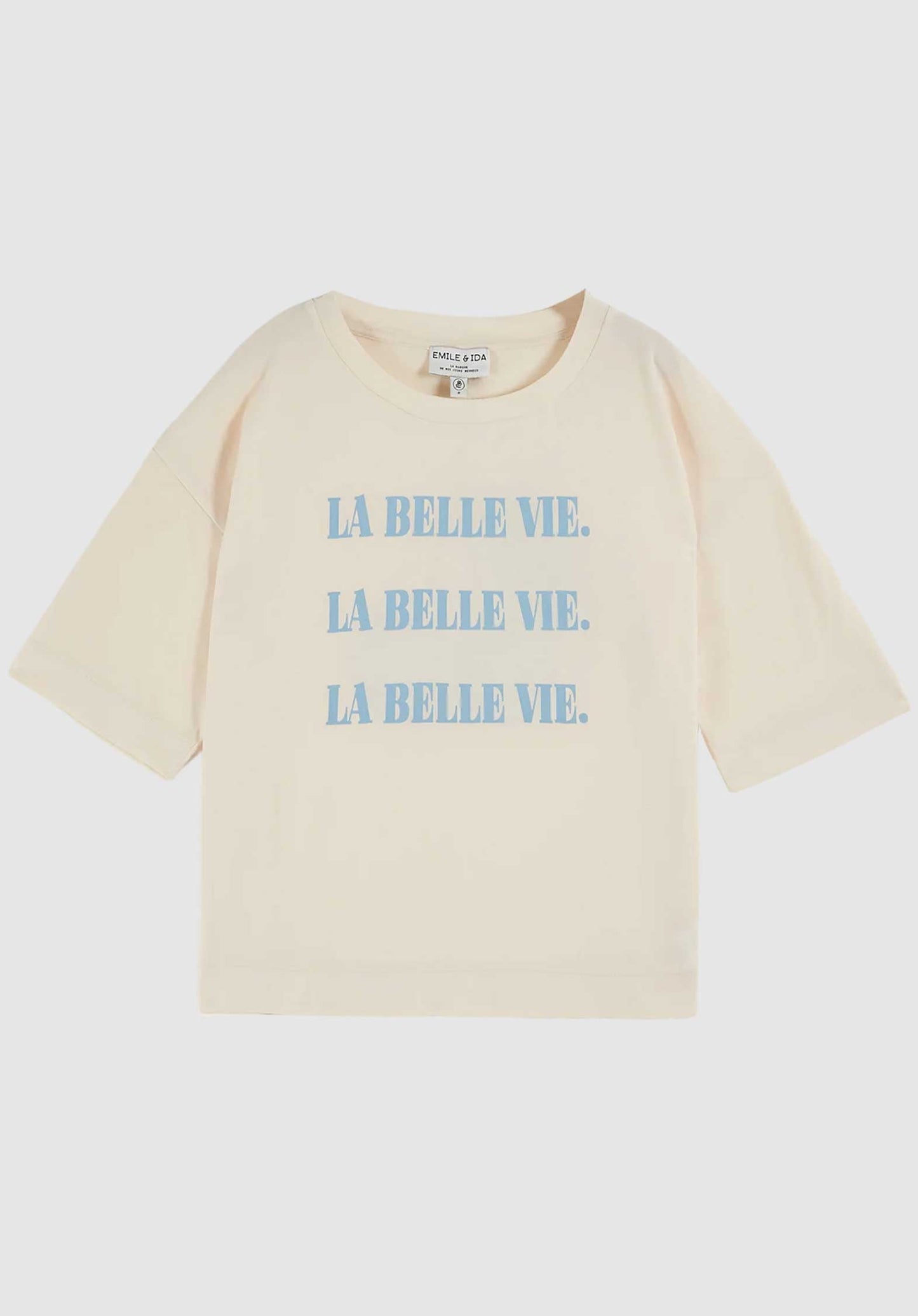 Tee Shirt Imprime Ida-belle Creme