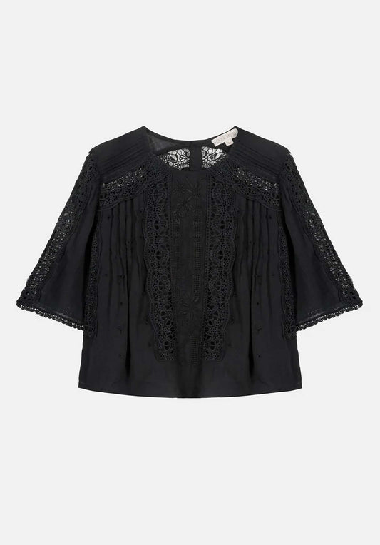 Blouse B0383 Ingrid Black