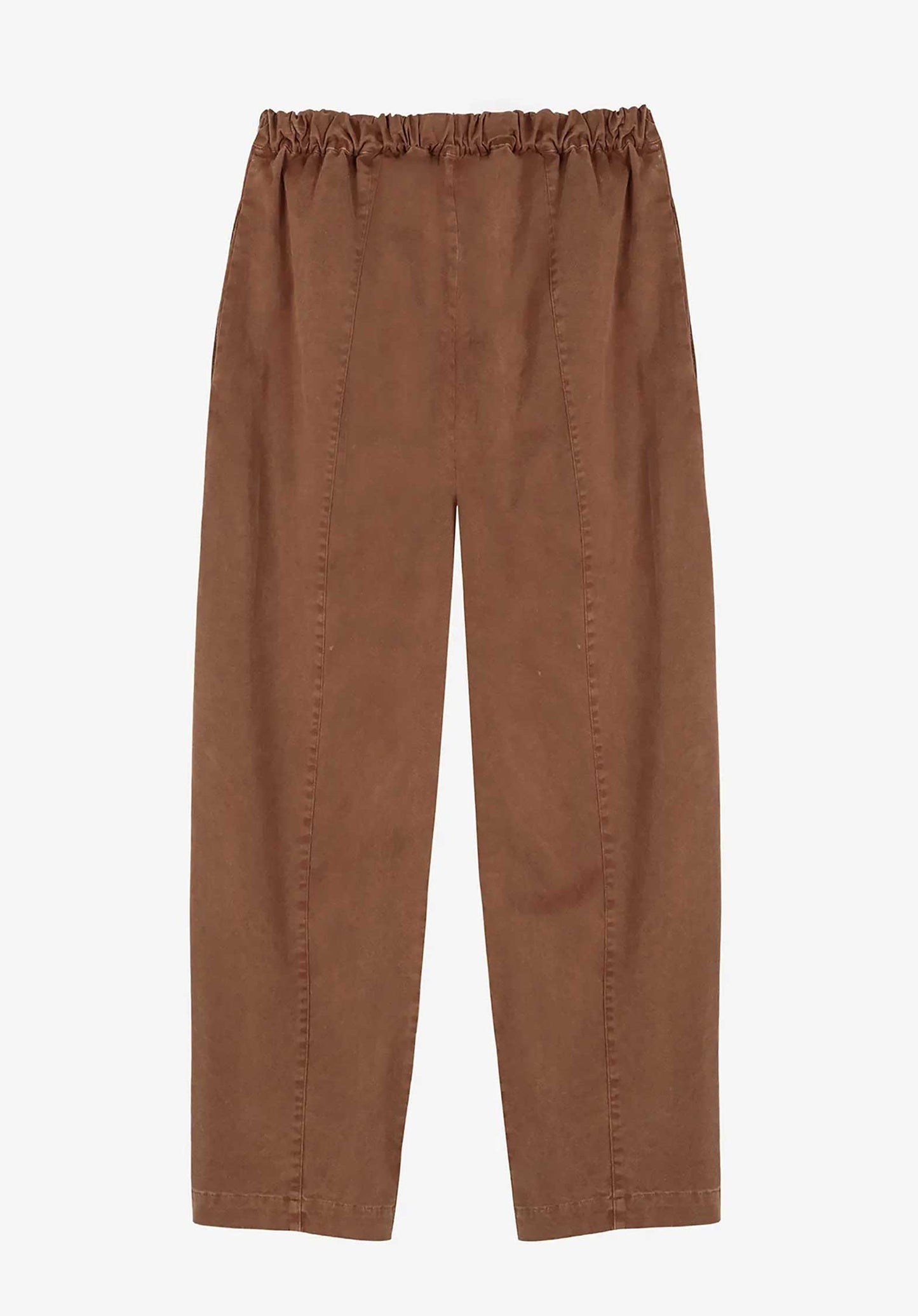 Pants Embroi 225ad036 Brown