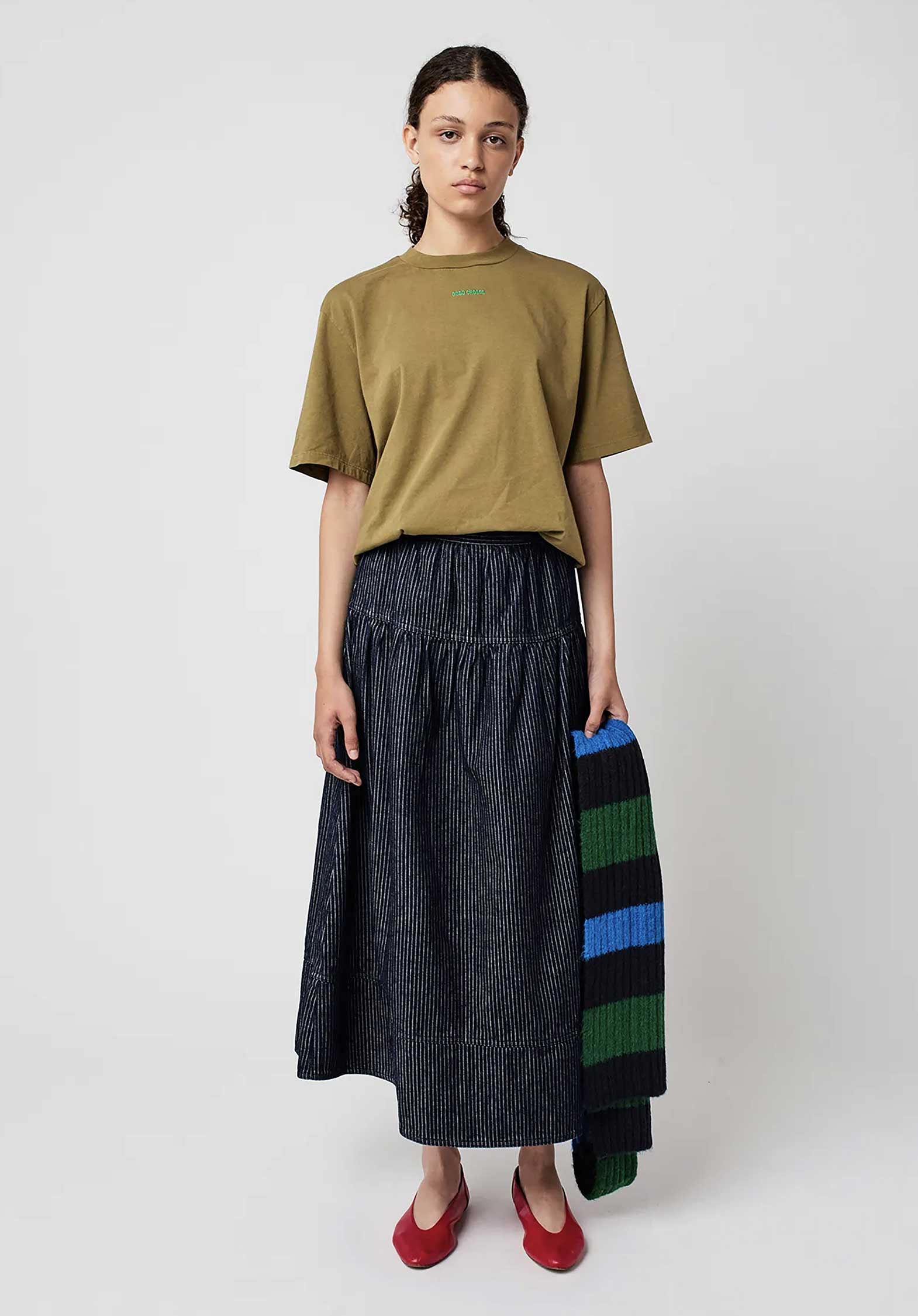 Denim Skirt Denim 225ad044 Navy-Blue - Main Image