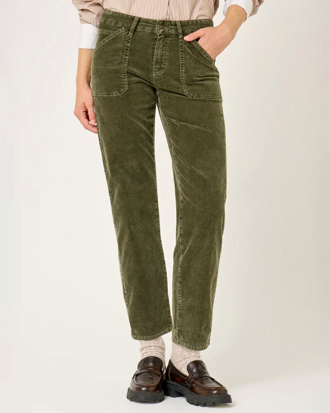 FIVE | Heavy Worker Pants in Forest Green