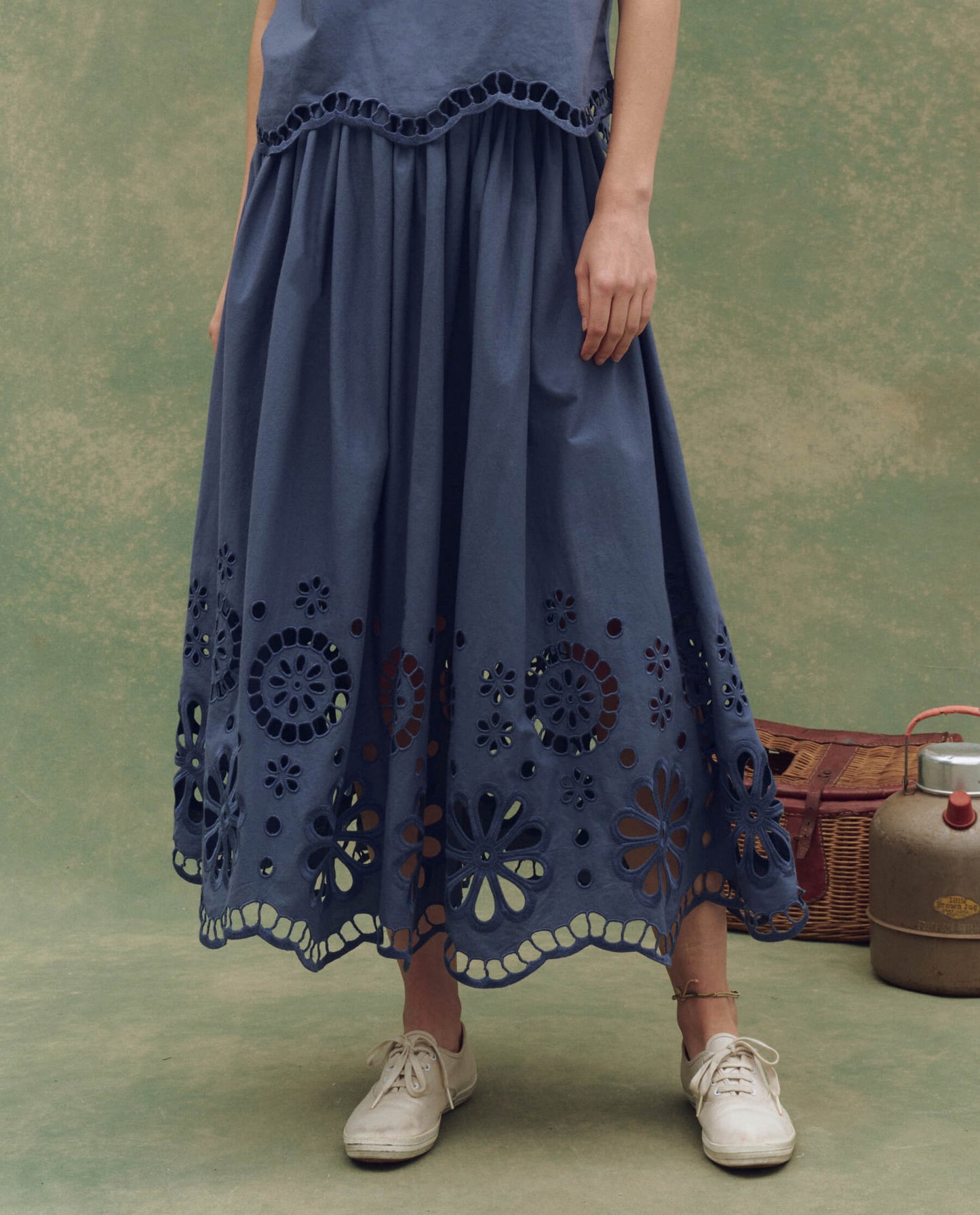 Skirt K157946 Vintage-Blue