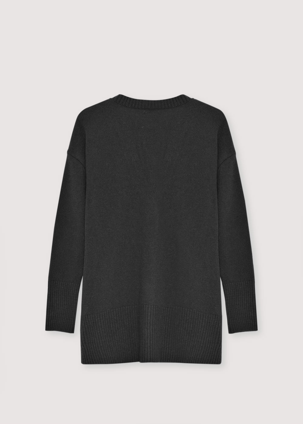 The New Society | Agatha Oversized Cashmere Cardigan - Mid-Grey