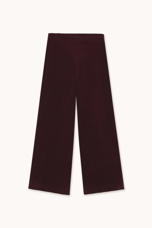 Aw25-628 Corduroy Wide Tr Burgundy