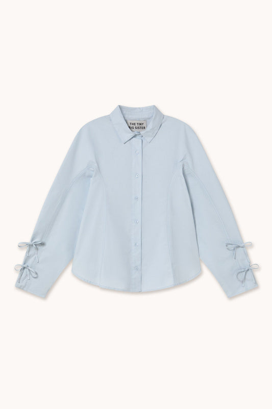 Aw25-800 Lace Blouse Ice-Blue