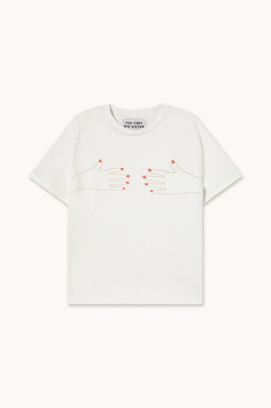 Aw25-781 Nails Tee Off-White