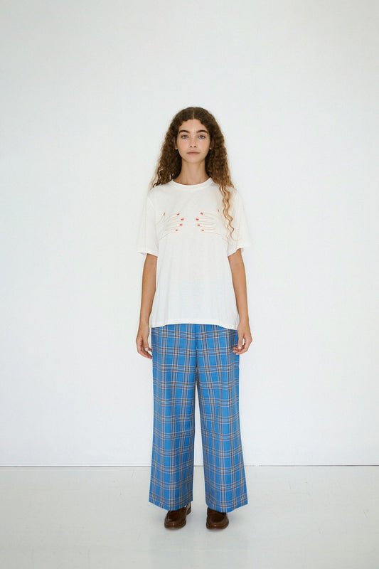 Aw25-781 Nails Tee Off-White