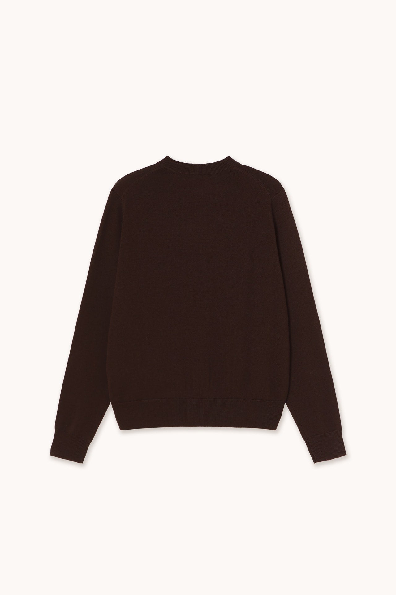 Aw25-695 Sara Bow Sweater Dark-Brown