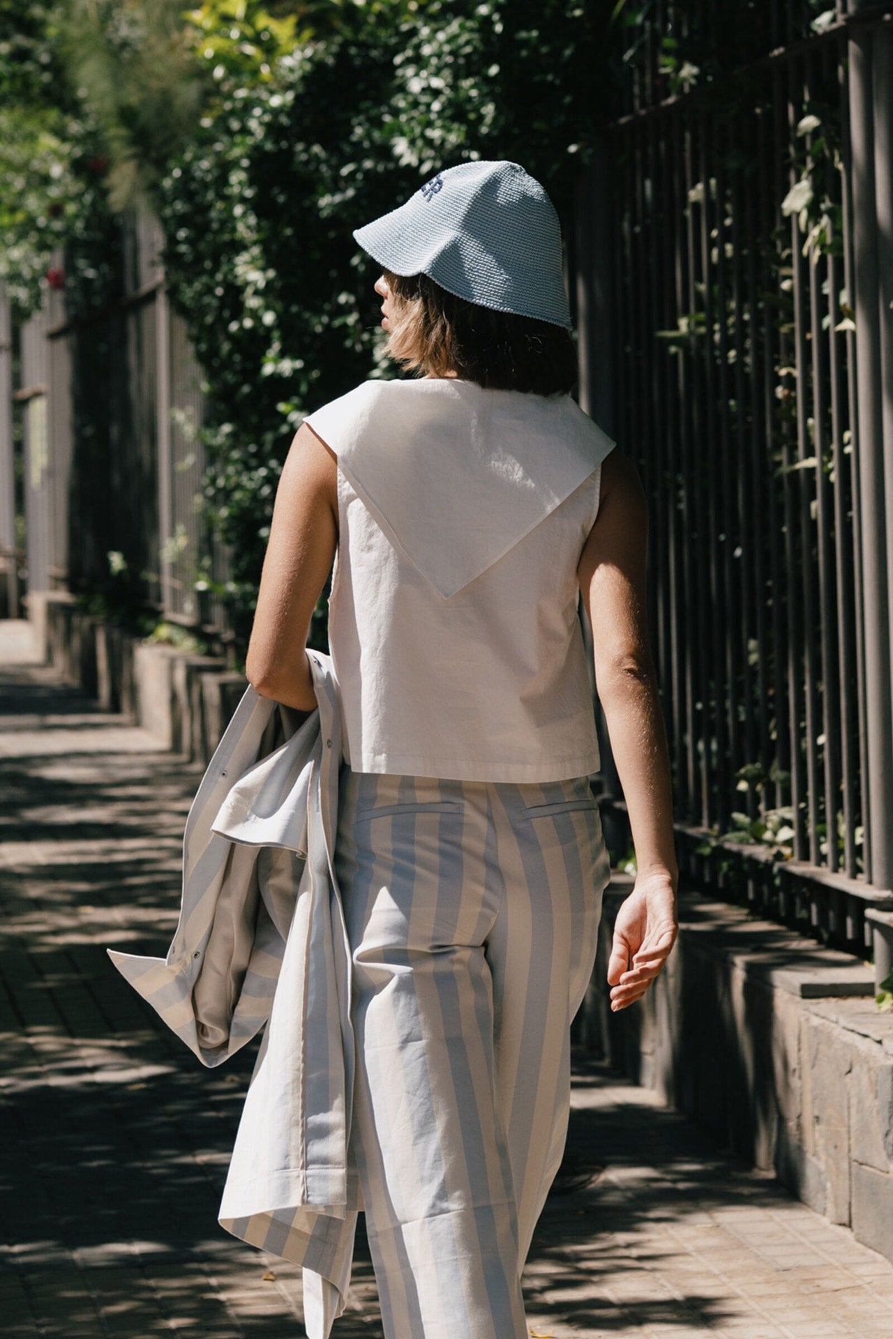 Blouse Scarf Neck Blou Off-White