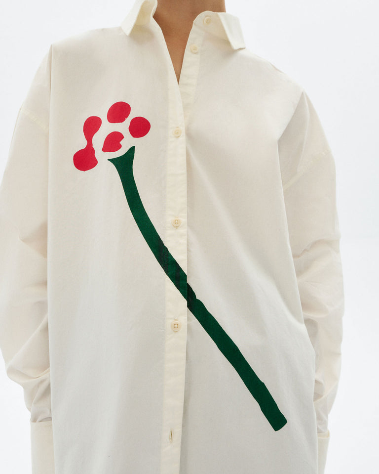 Shirt Juana Flower Juana Flower Tm White