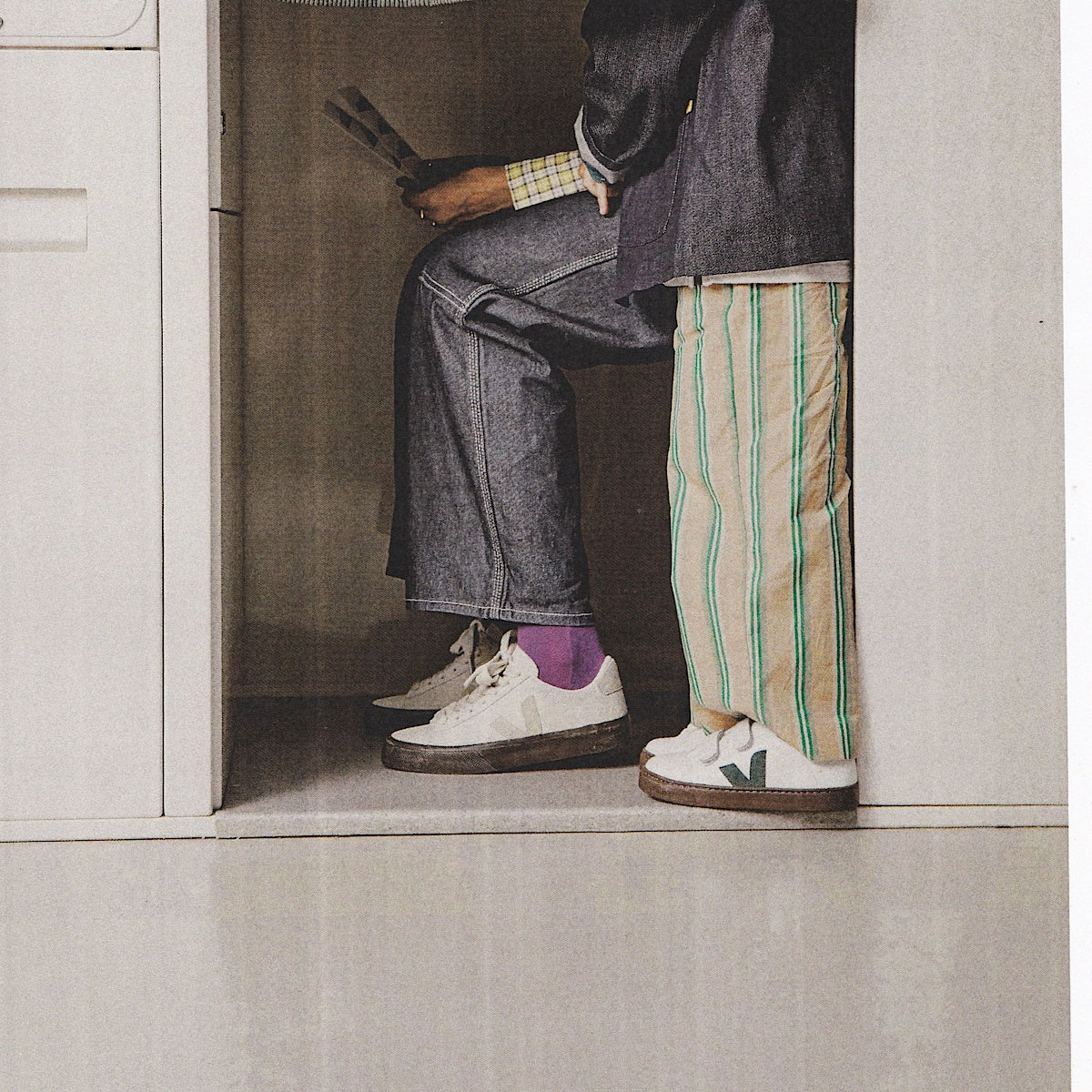 Veja | Campo Bold Sneaker - Almond Suede & Recycled Materials Pierre-Almond-Eagle