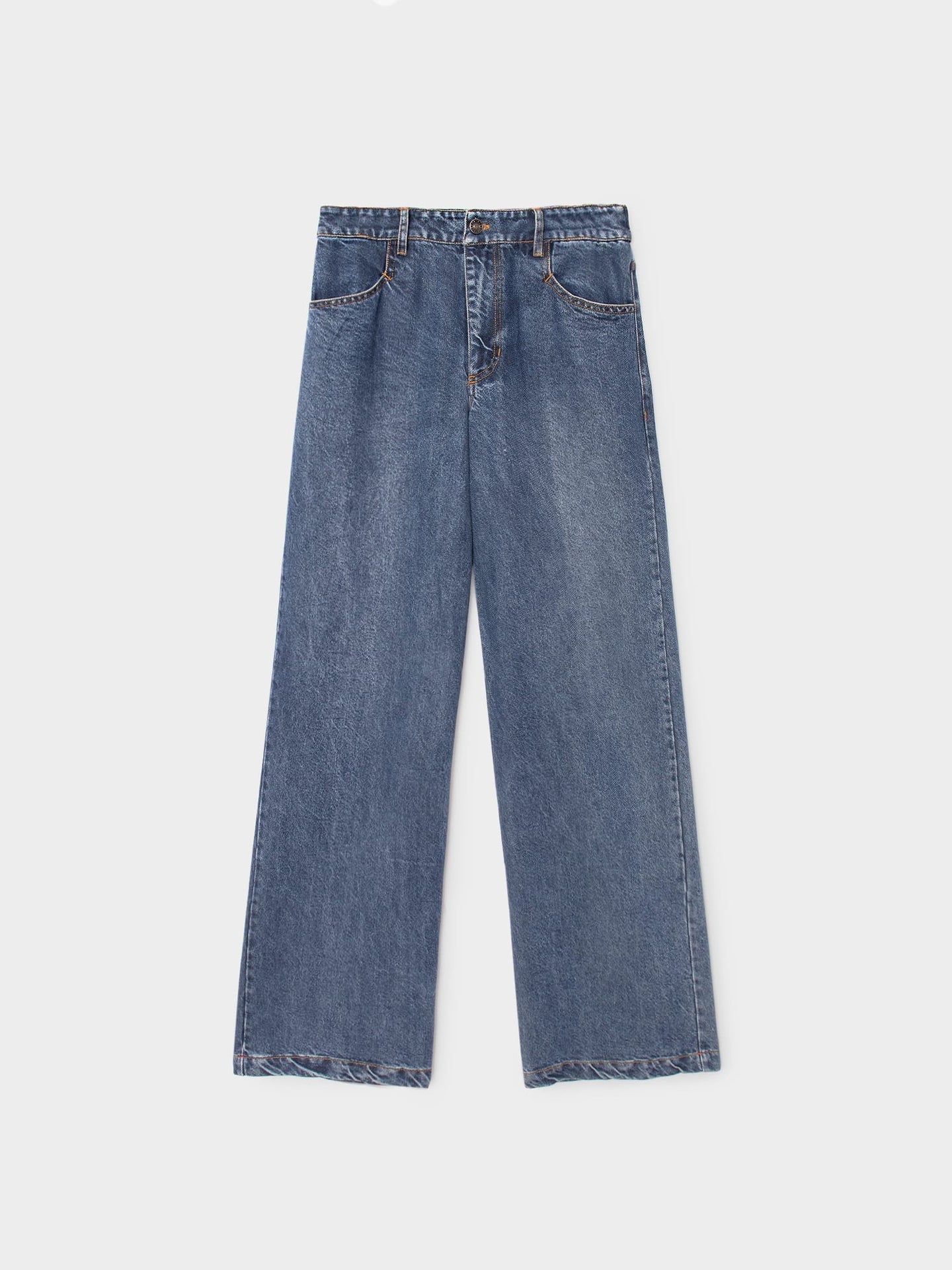 Xirena | Nixon Wide-Leg Jeans - High-Rise Five-Pocket Meridian-Blue