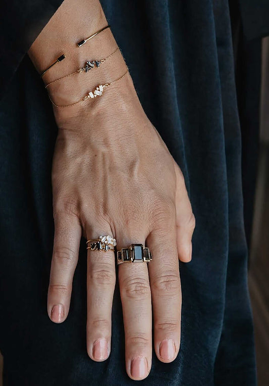 Ring Crystal Multi 1bmcw Blanc