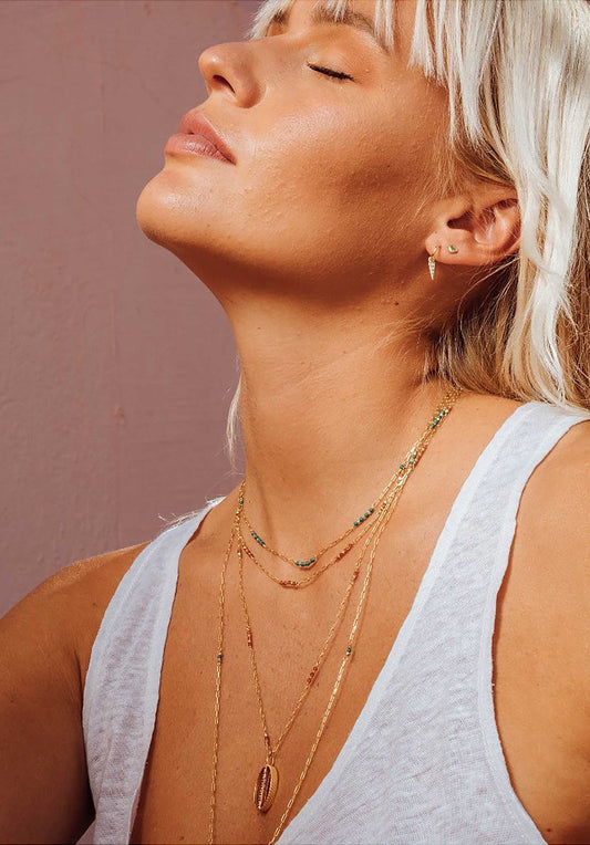 Necklace  2cec Cornaline