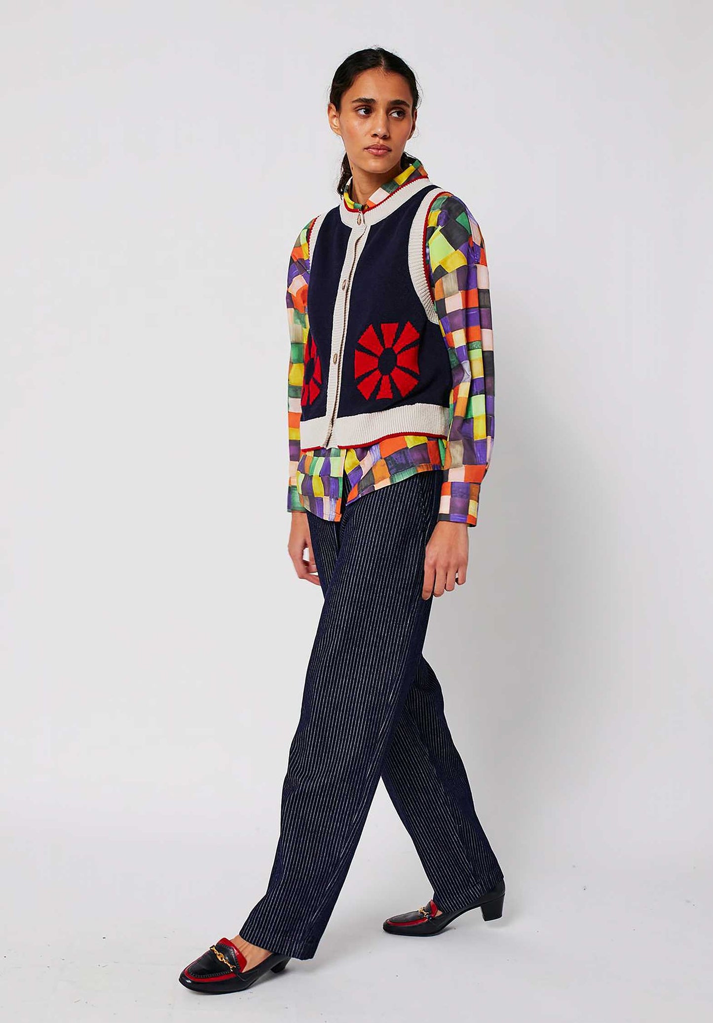 Pants Relaxed Fit 225ad034 Navy-Blue