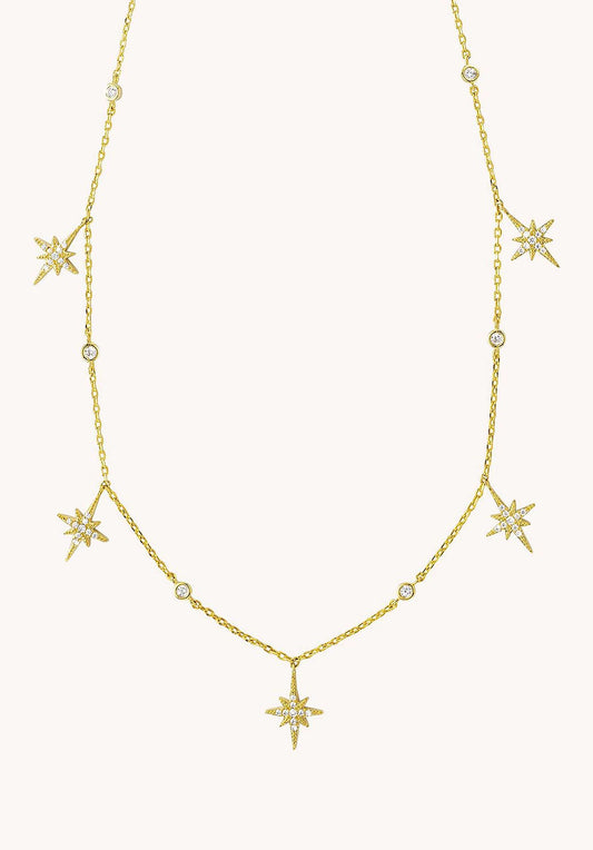 Necklace Constellation Co-231g Gold