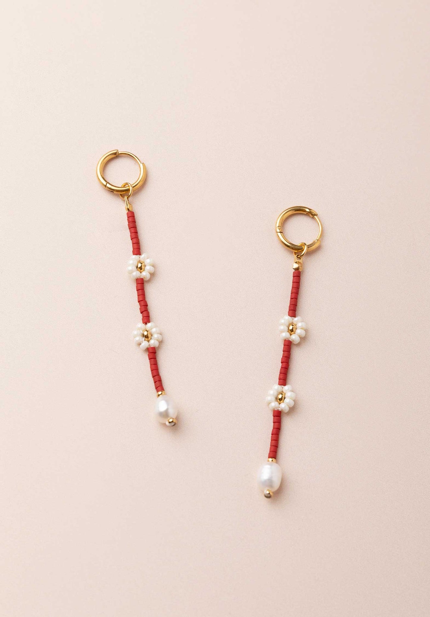 Earring A2045er02-6 Red