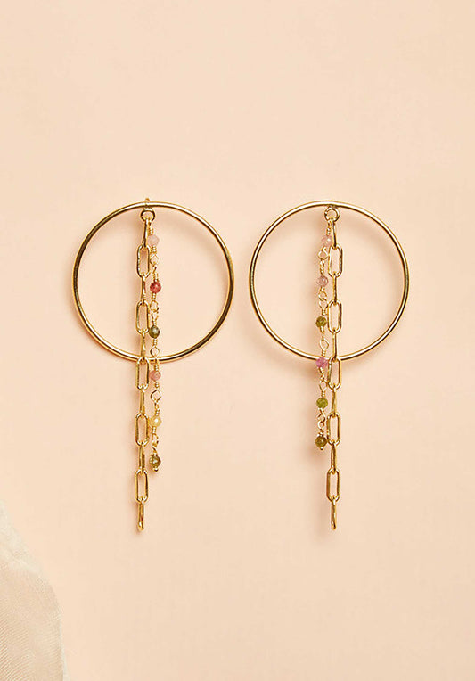 Earring  Bocit Tourmaline