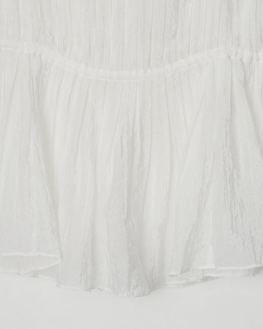 Blouse Shirring Blouse White